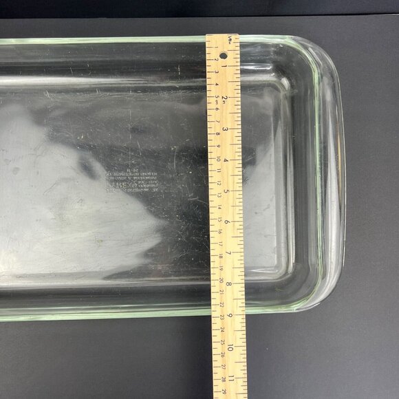 Vintage‎ PYREX #233-N Clear Glass 3qt Casserole Baking Dish - Picture 6 of 7